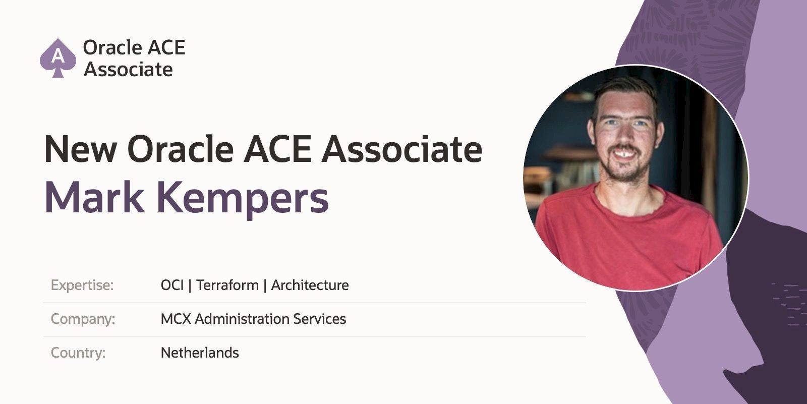 MCX’er Mark Kempers benoemd tot Oracle ACE Associate