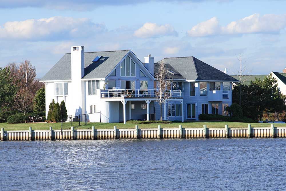 waterfront property 
