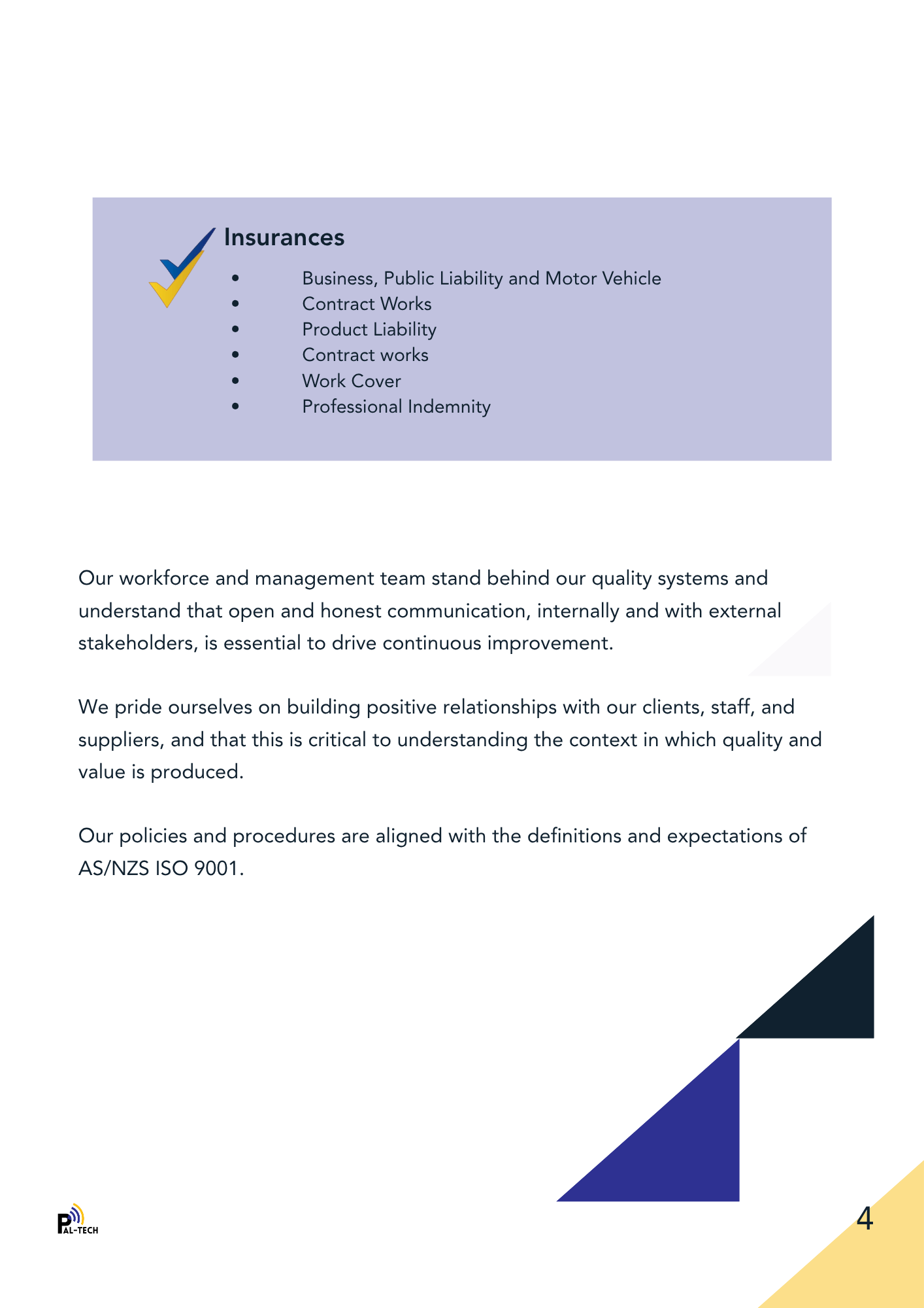 Insurances