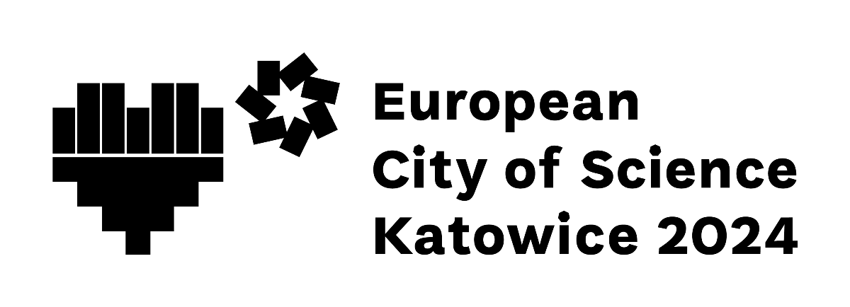 The logo for the european city of science katowice 2024