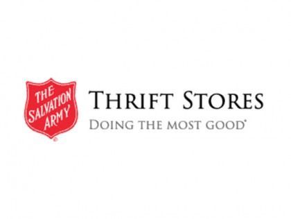 The Salvation Army Thrift Stores logo with red shield and “Doing the Most Good” tagline