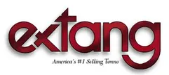 Extang logo in burgundy, 