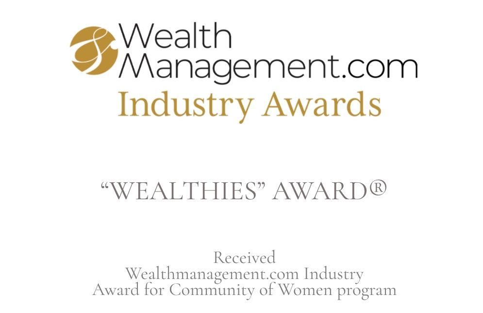 WealthManagement.com Industry Awards logo with “Wealthies” award text on a white background
