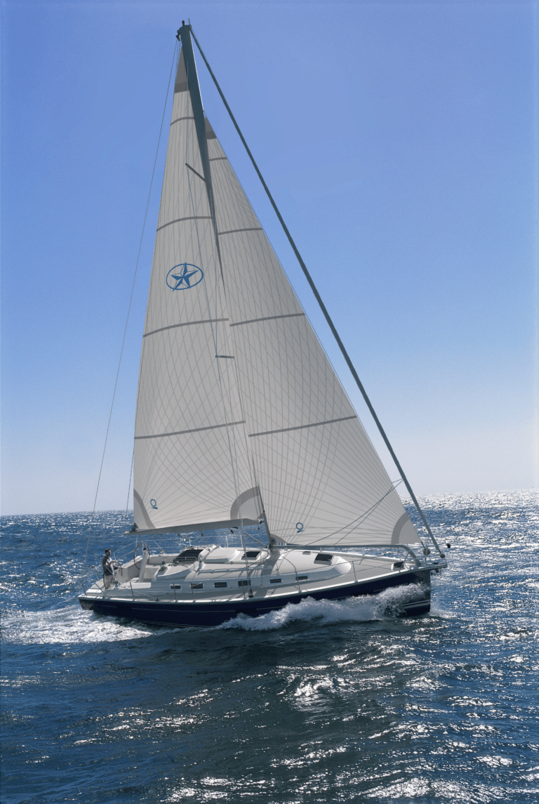 A bareboat charter in the middle of the ocean in the Virgin Islands