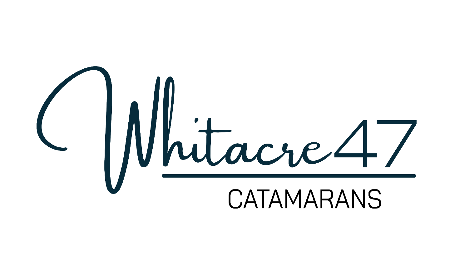 A blue logo for tartano yachts on a white background