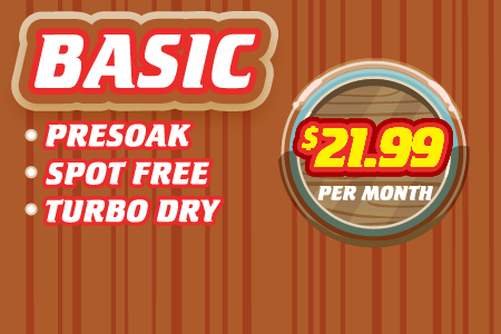 Wash Menu Kwik-n-Clean Car Wash basic car WASH