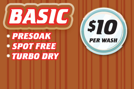 Wash Menu Kwik-n-Clean Car Wash basic car WASH