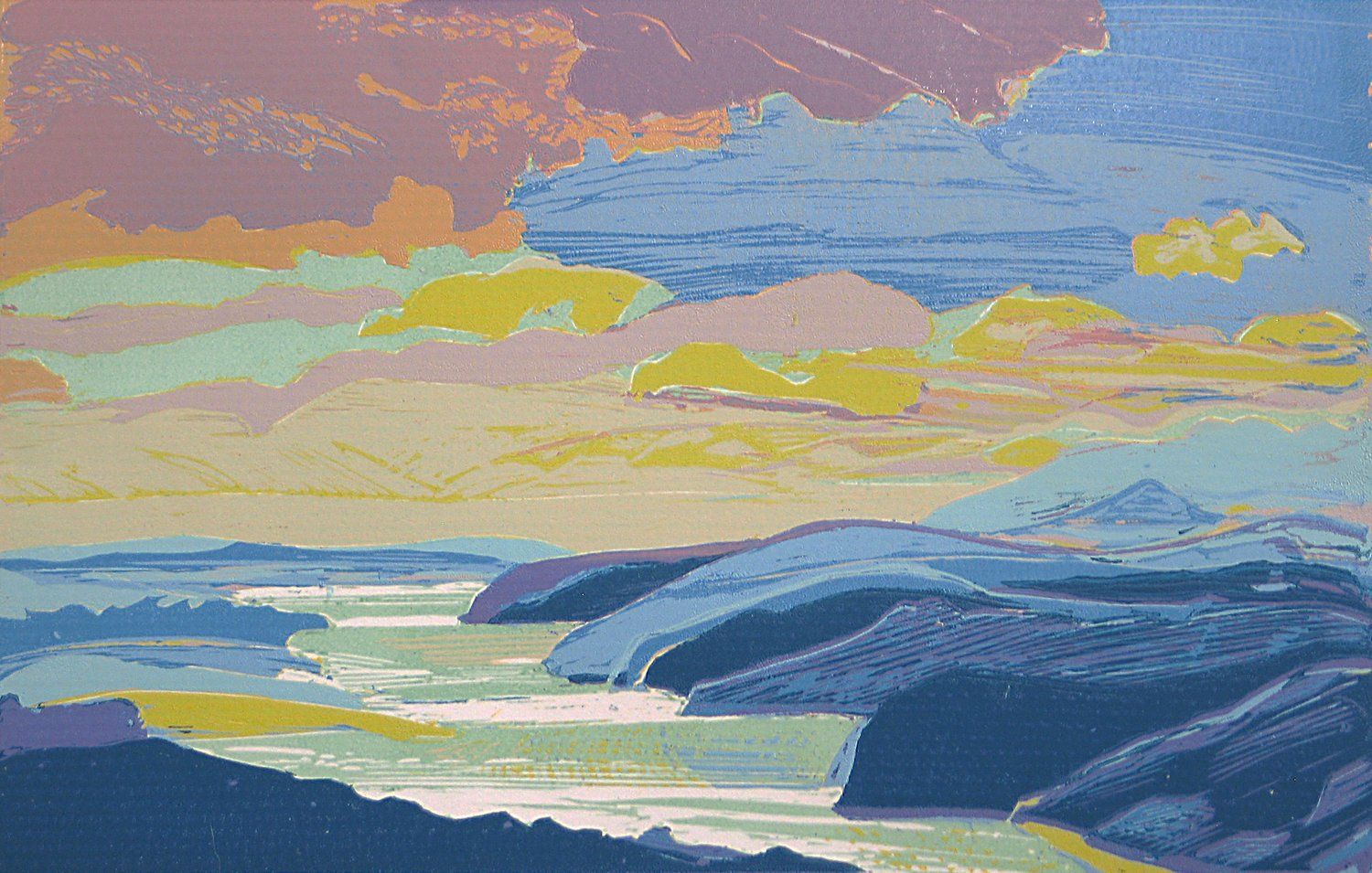 Pastel landscape