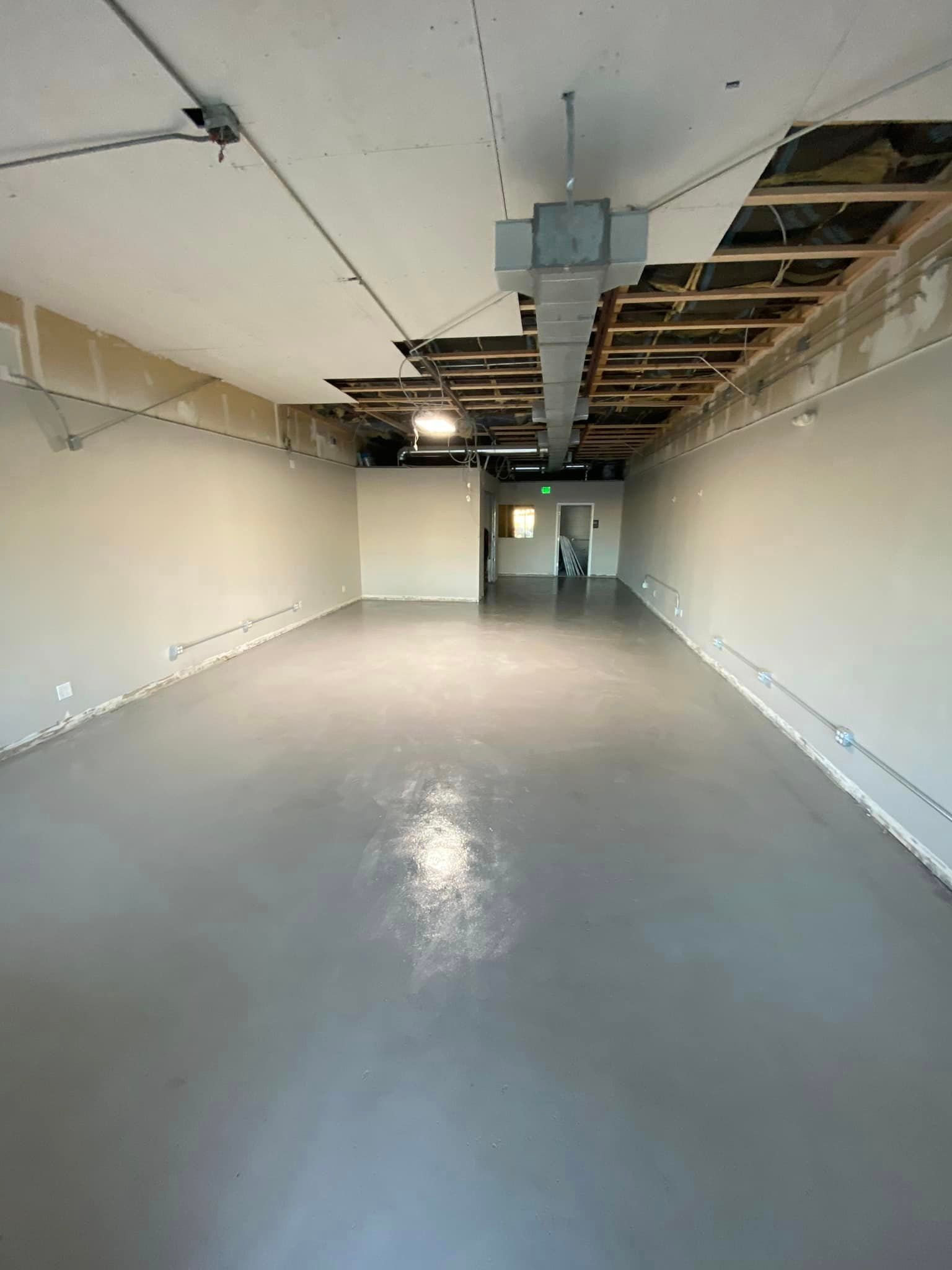 basement concrete flatwork foundation