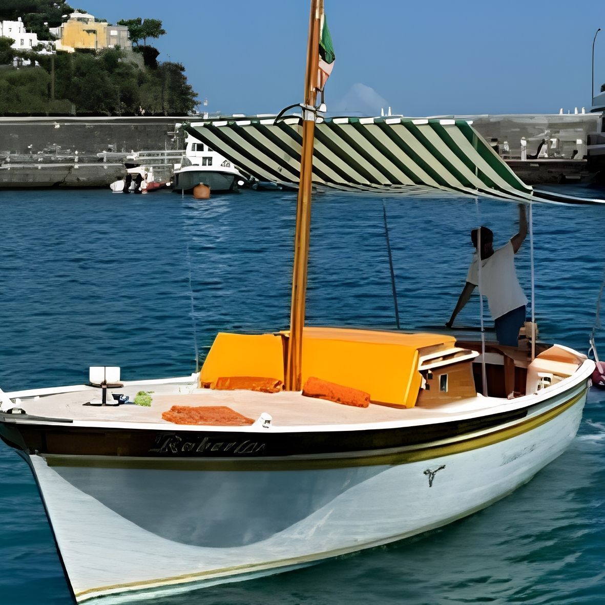 Hospedagem com vista para o mar em Capri
