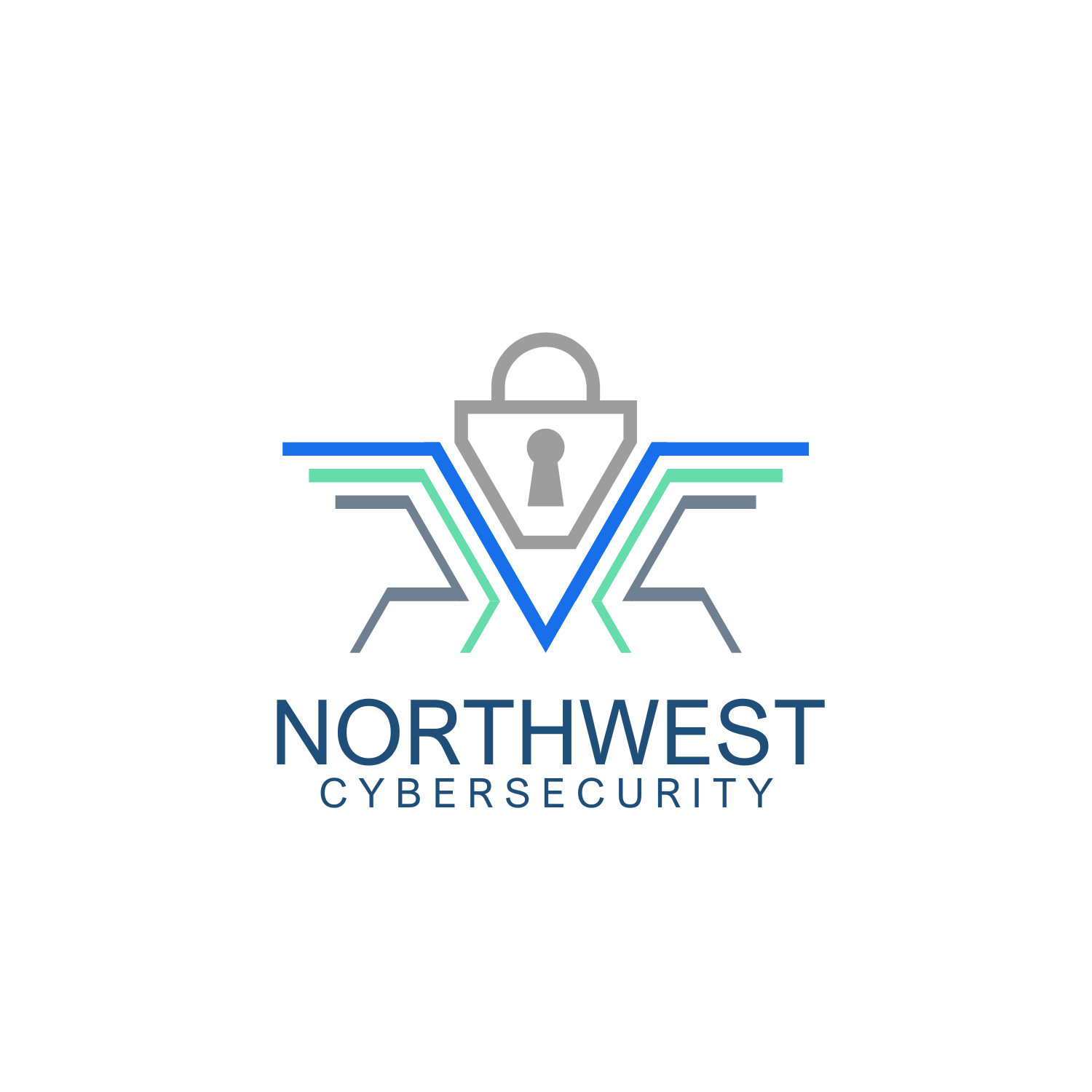 nwcyber logo with padlock