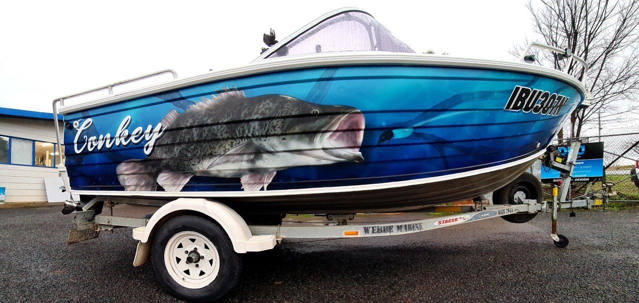 Conkey boat wraps