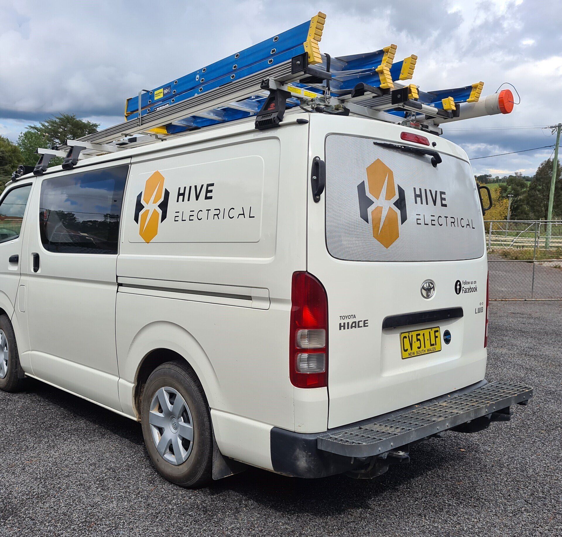Hive Electrical vehicle signage