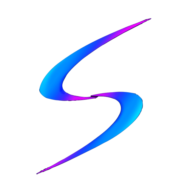 Blue and pink Samsung icon