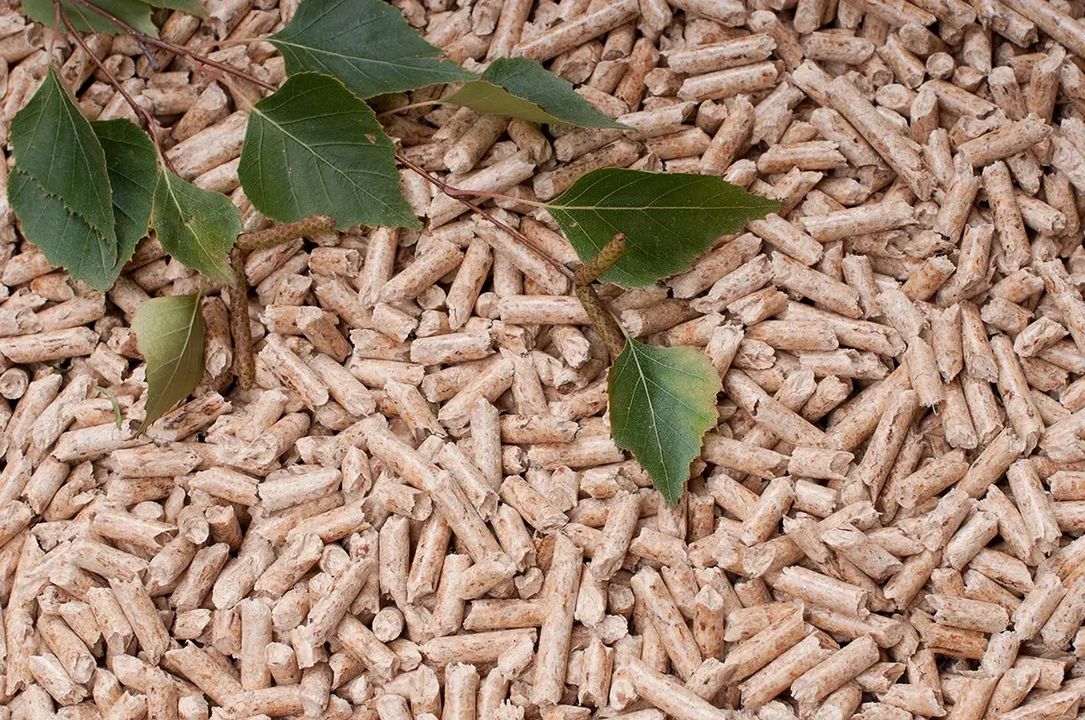 Lauzon flooring scraps turned into wood pellets.