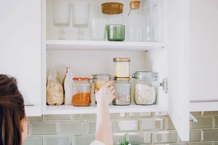 Empty the cabinets