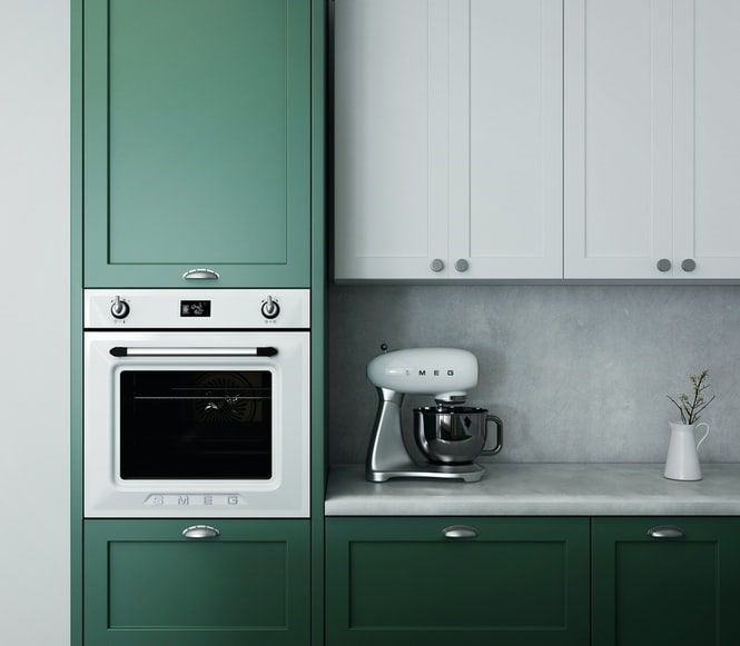 Two toned cabinets
