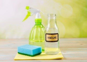 Glass kitchen cabinet doors cleaning