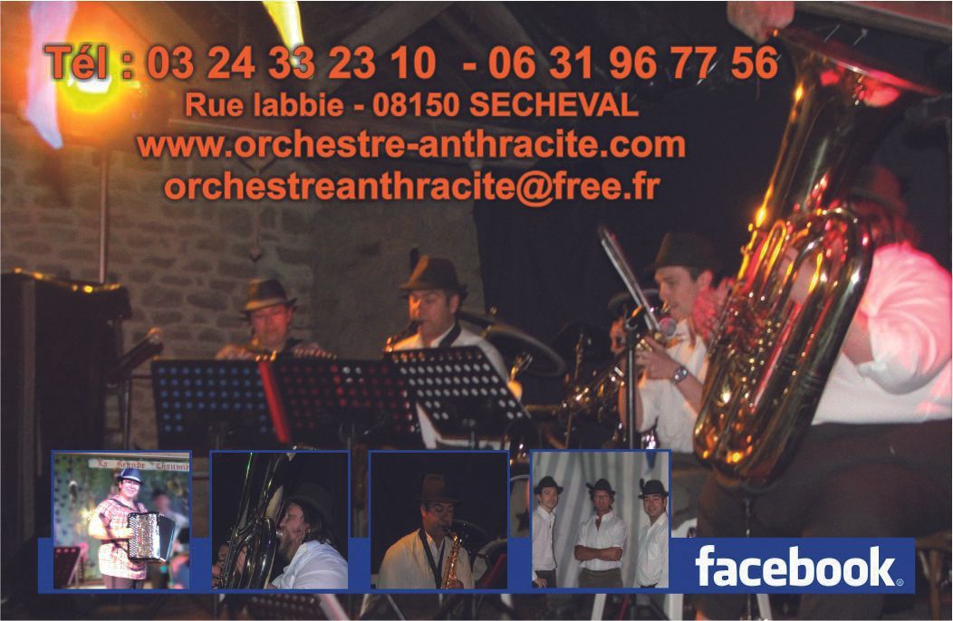 Affiche verso de l’orchestre bavarois 123 Zuffa !
