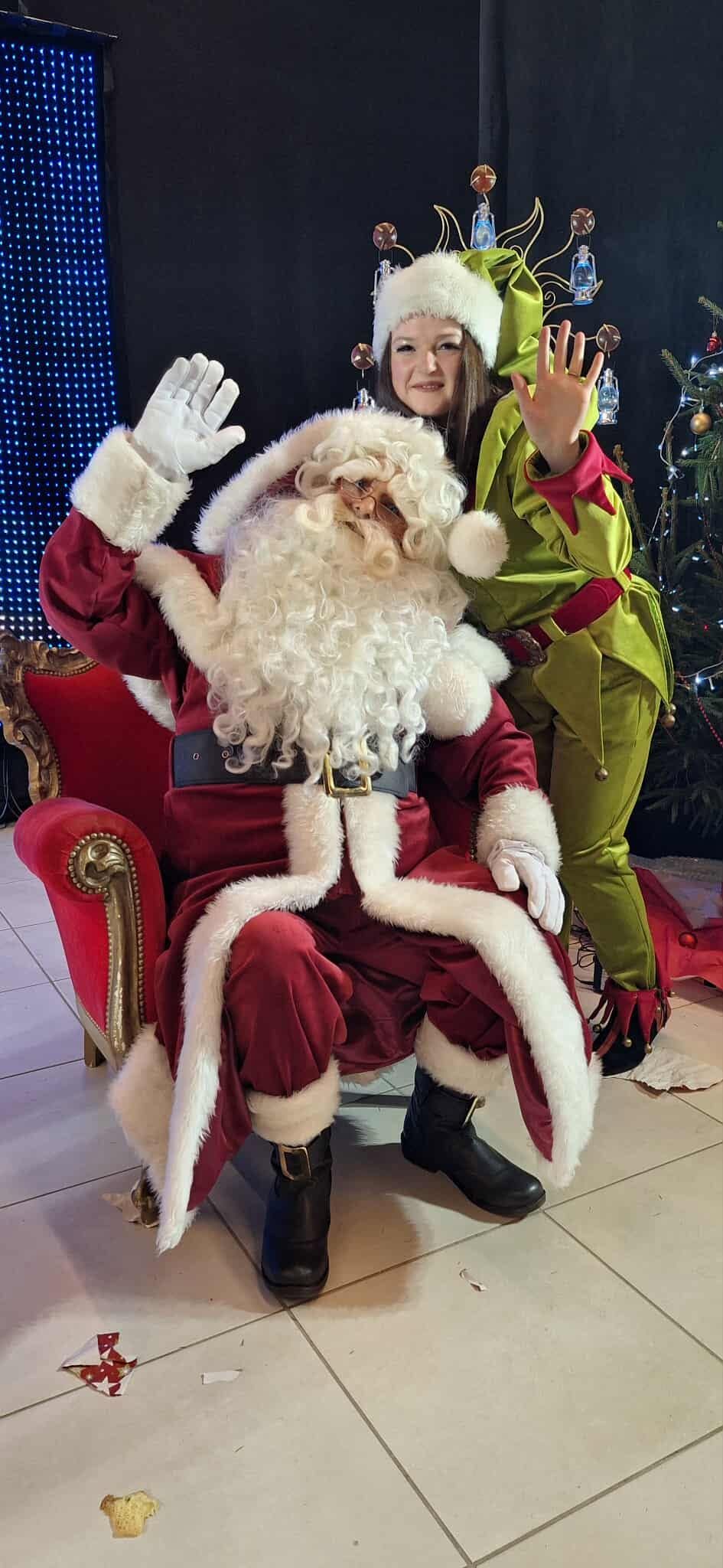 Décor de Noël du spectacle Viva Show Noël