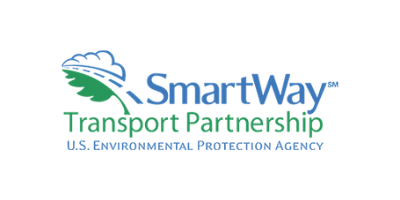 SmartWay Transport Partnership logo with EPA text and green-blue leaf icon