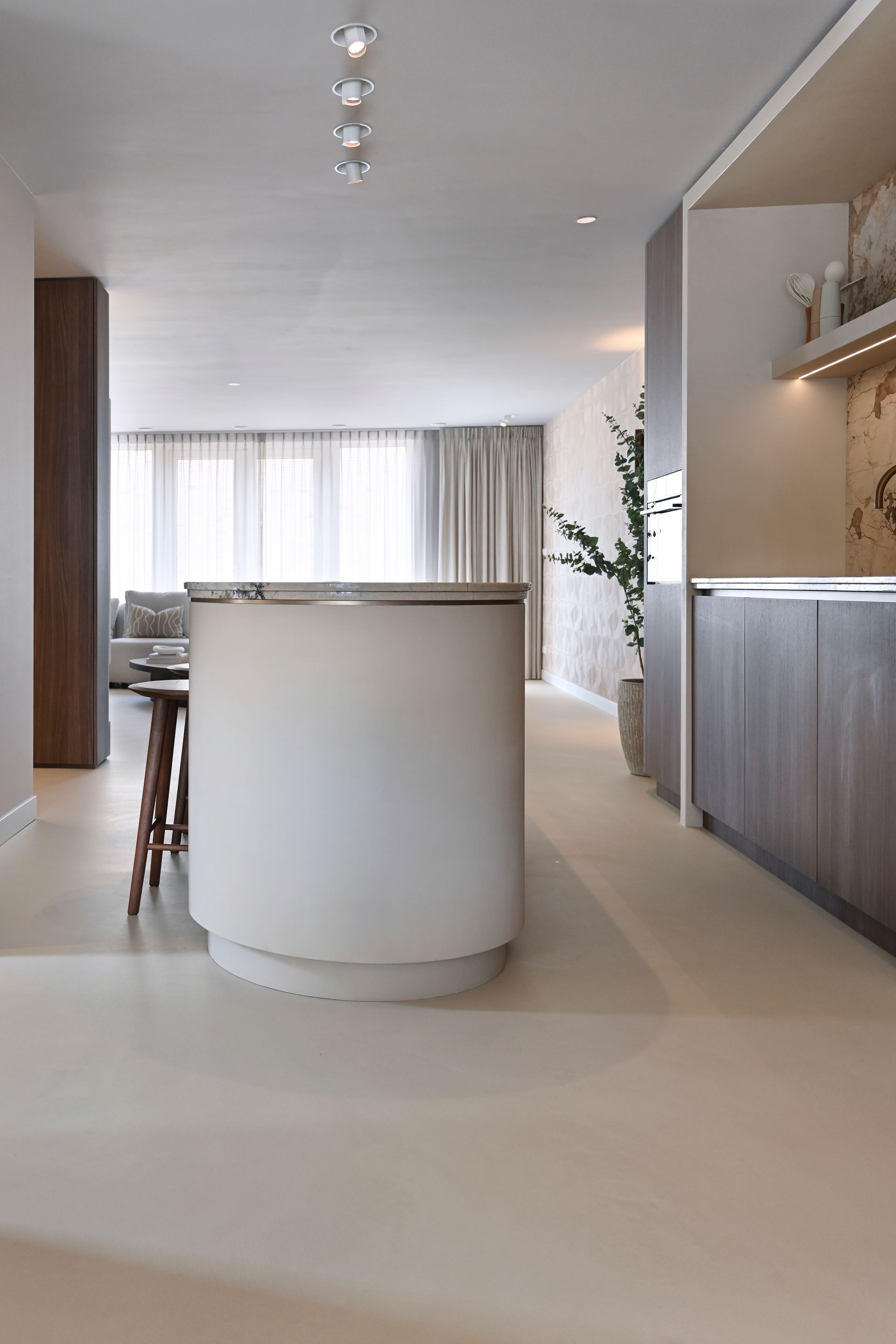 woonkamer gietvloer