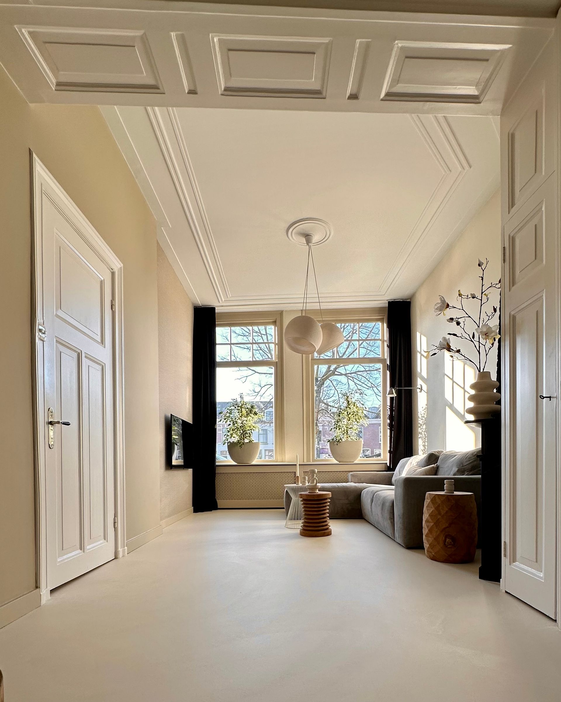 woonkamer lavasteen