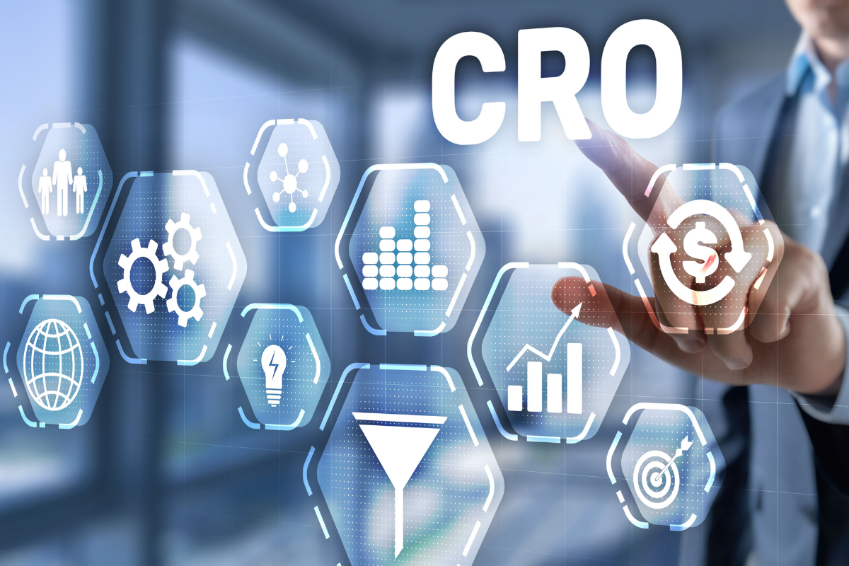 A detailed diagram showcasing CRO strategies, highlighting comprehensive approaches to improve e-commerce conversion rates and drive significant online business growth.