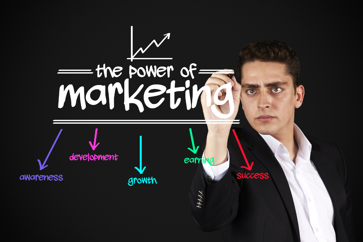 A man writing about the marketing process, illustrating growth marketing concepts and highlighting its transformative impact on business success.