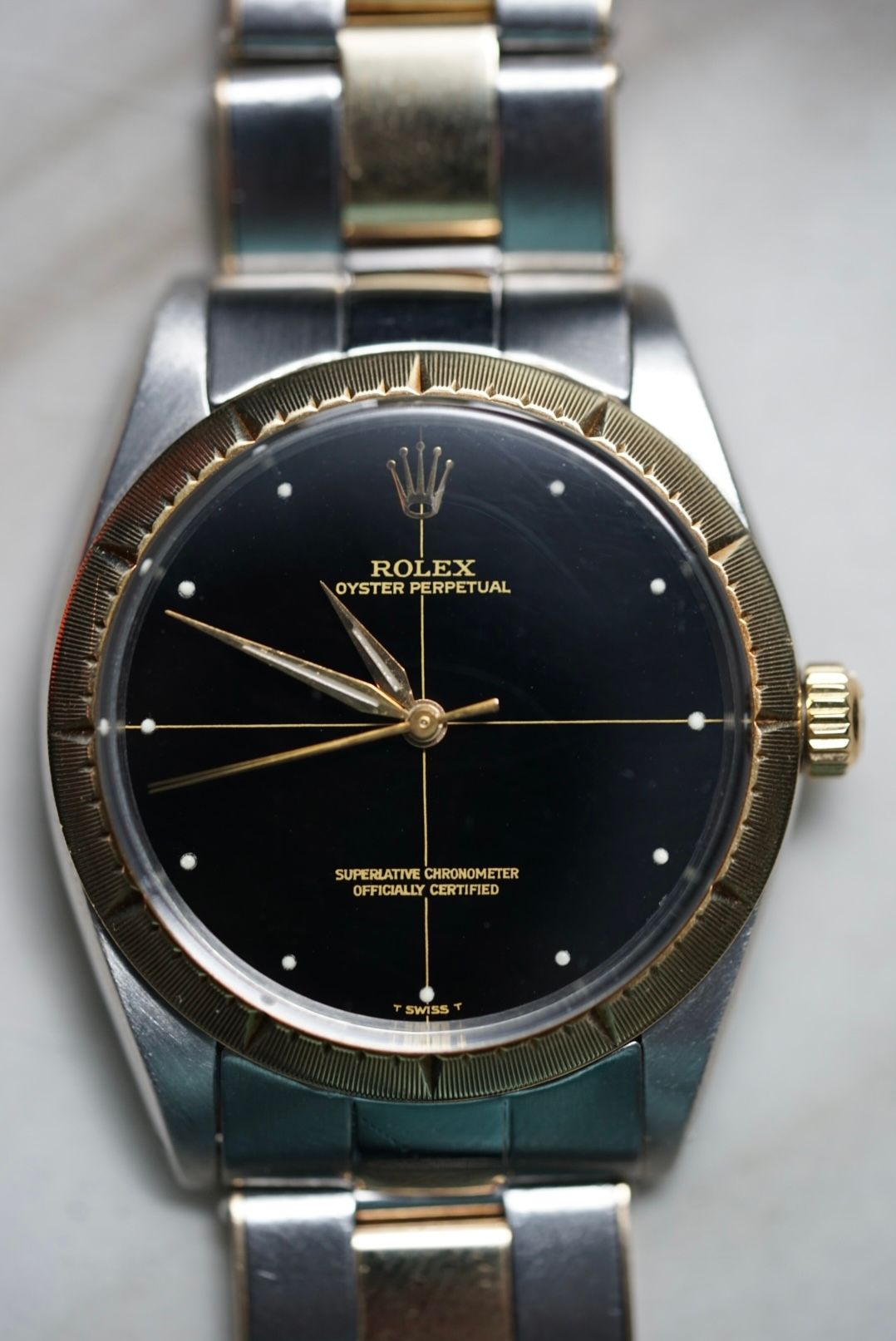 [Sold]Rolex, Two Tone Oyster Perpetual 