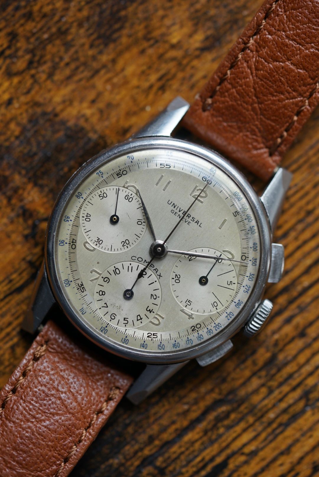 Universal Geneve Compax, Rare Reference 224103 Circa 1950's