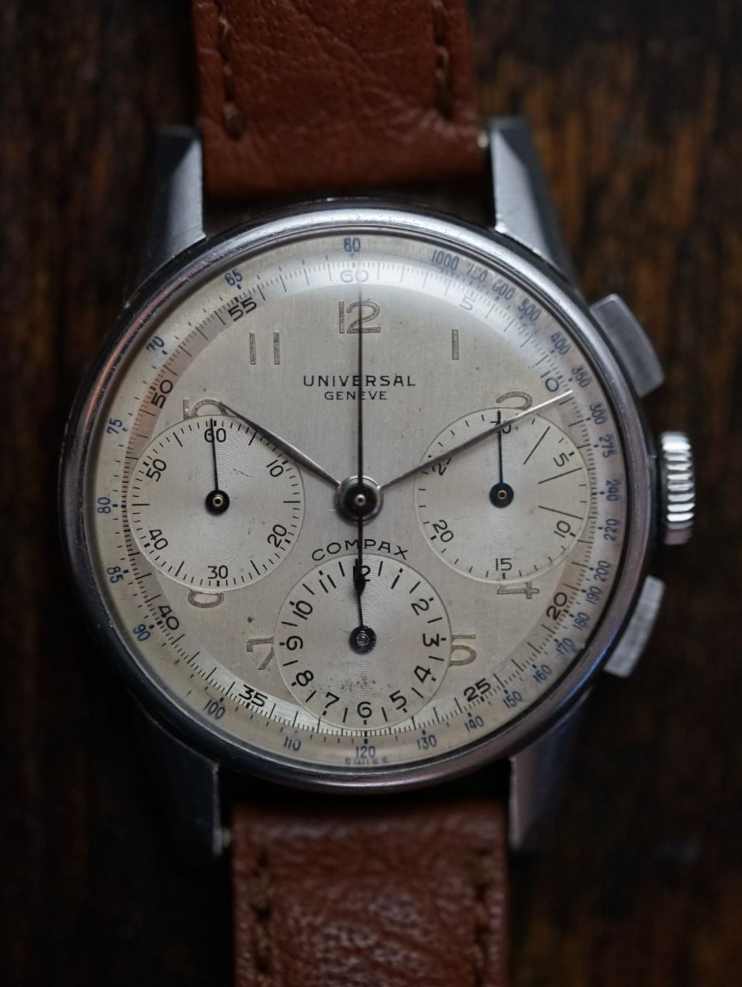 Universal Geneve Compax, Rare Reference 224103 Circa 1950's