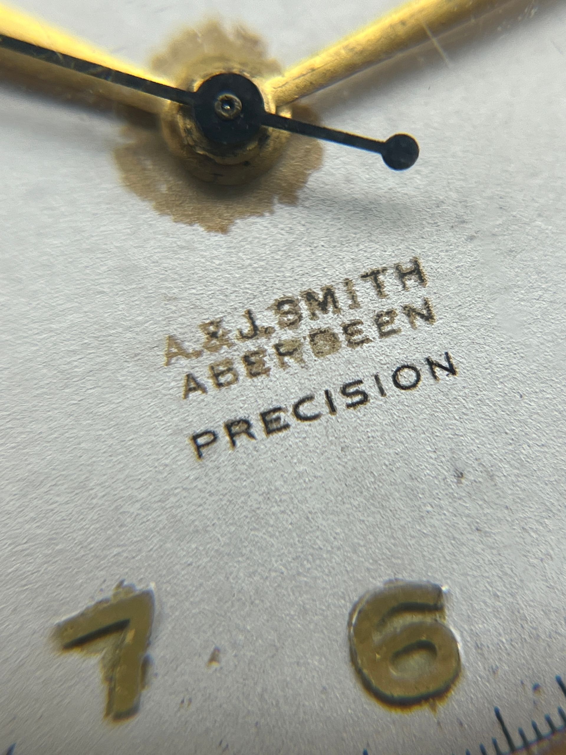[Sold]Rolex, Rare Stainless Steel Oyster, Ref. 6022 Retailed by A.J. Smith Aberdeen