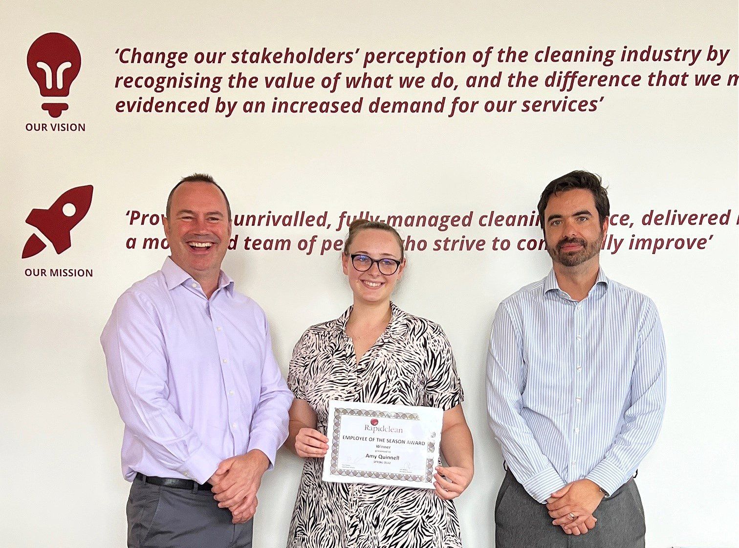Amy Quinnell Employee of the Season