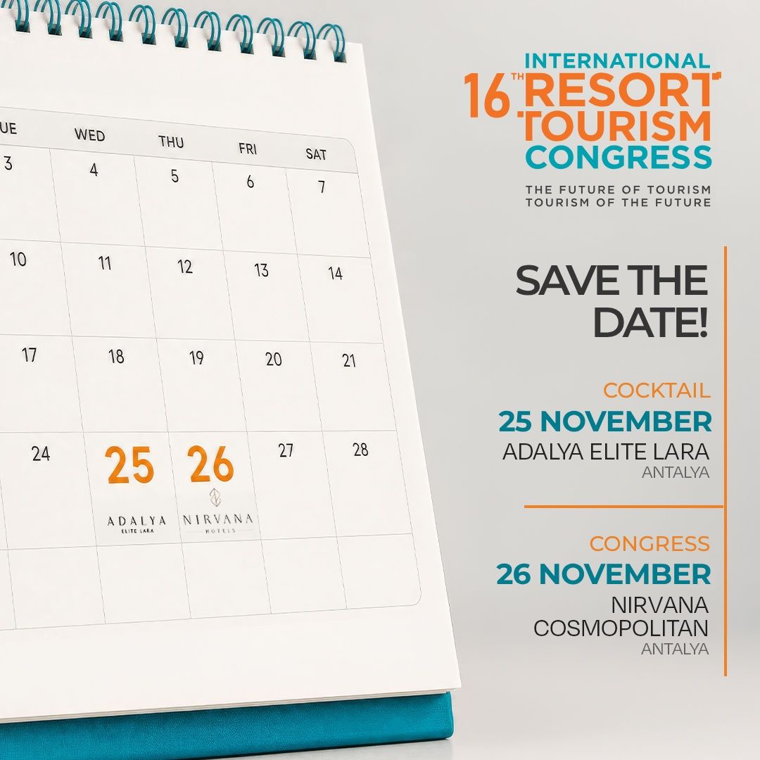 16th International Resort Tourism Congress — English event artwork