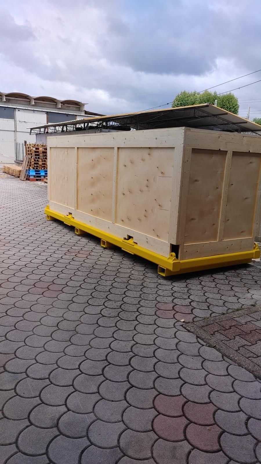box imballaggio in legno
