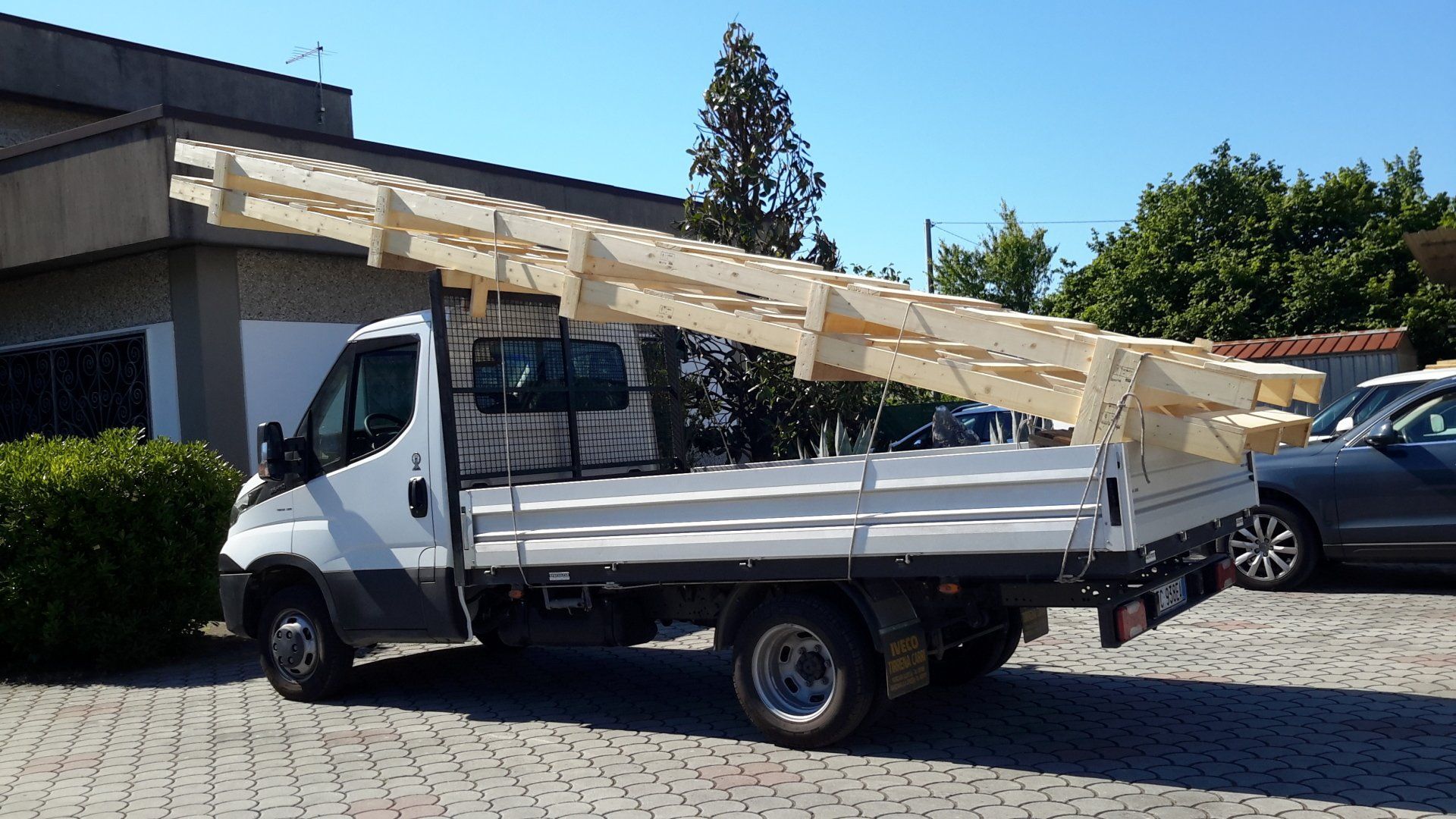 trasporto assi in legno