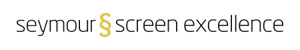 Seymour screen excellence logo with a gold section symbol between the words