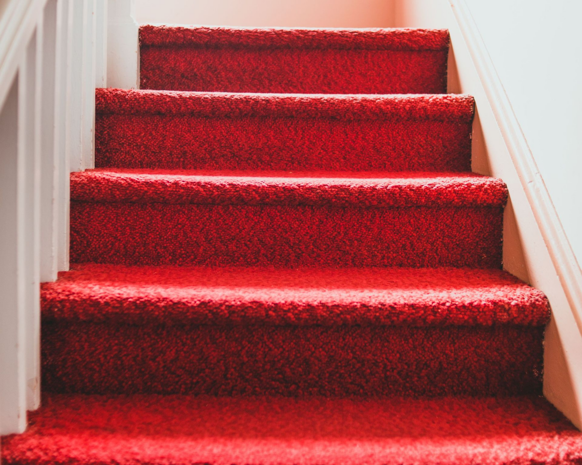 Stair carpet cleaning