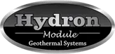 Official Hydron Module logo for specialized residential geothermal heating and cooling equipment