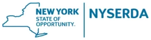 Official NYSERDA logo for a certified contractor authorized to provide NYSERDA heat pump rebates Rochester NY
