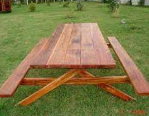 mesa de madera
