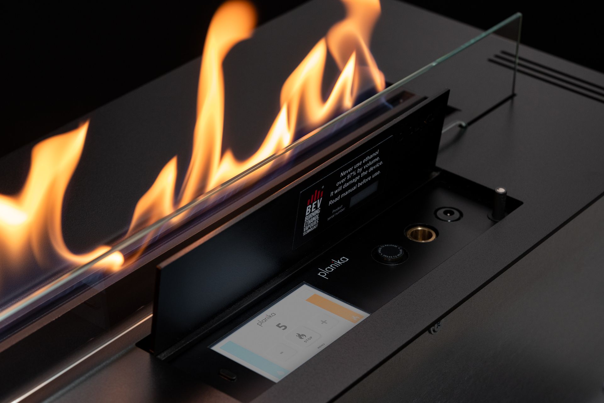 Fla4 Planika dettaglio display led touch
