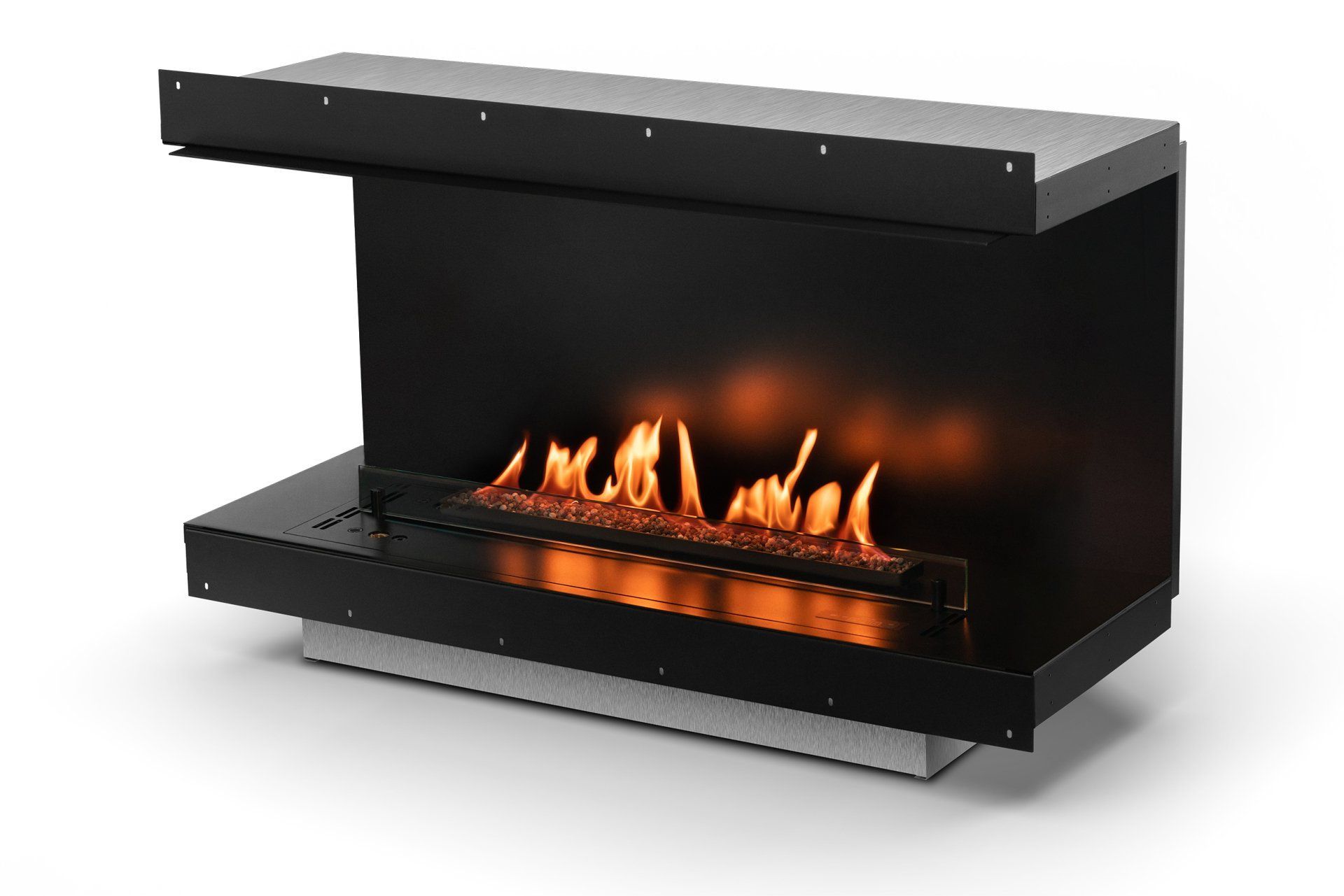 camino a bioetanolo Planika Neo Fireplace three sided