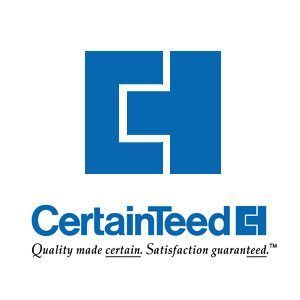 CertainTeed logo with blue geometric icon and tagline “Quality made certain. Satisfaction guaranteed.”