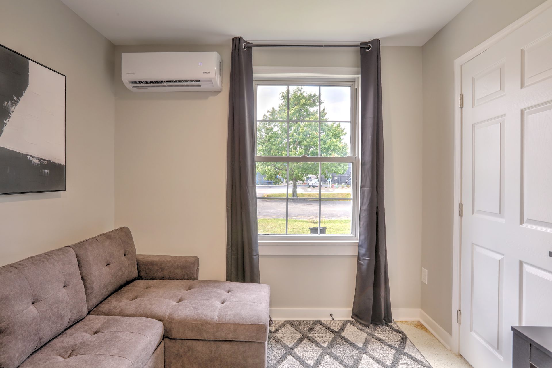sofa and window