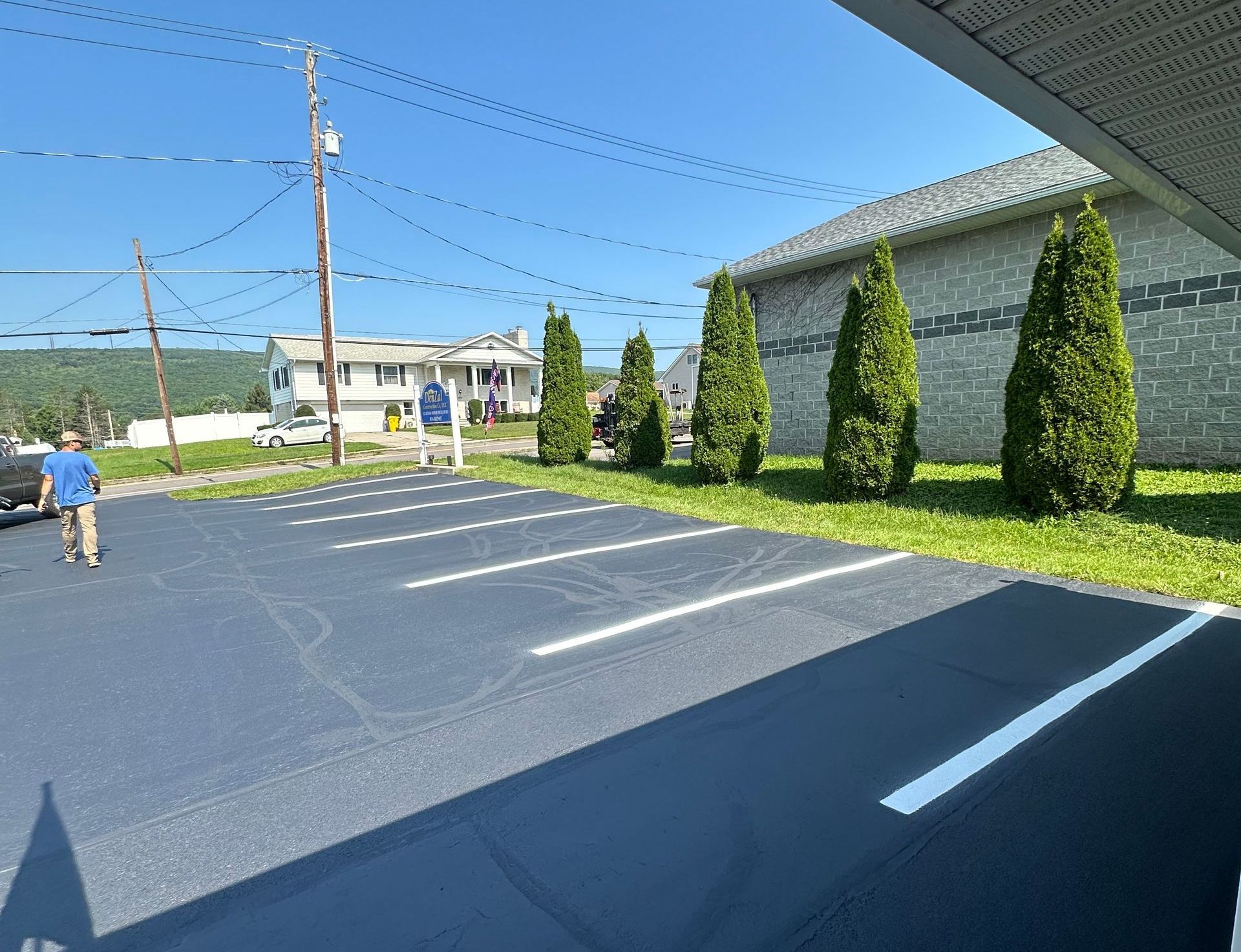 Line Stripe Painting in Olyphant, PA Line Stripe Painting in Olyphant, PA