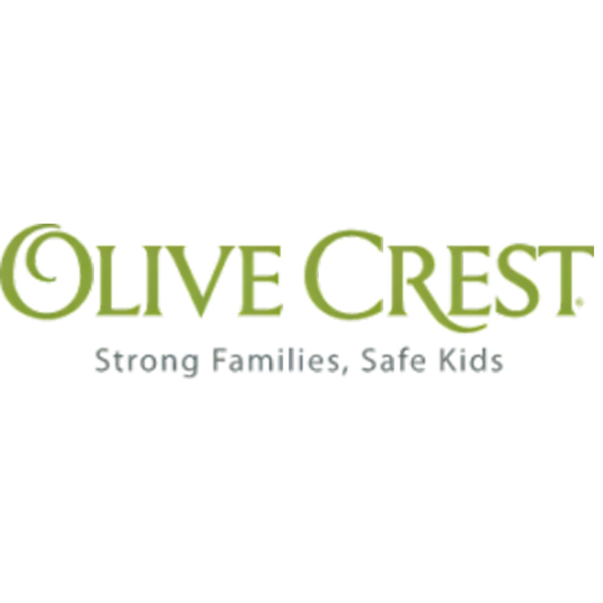 Olive Crest logo in green, with the text