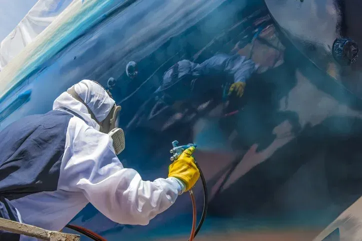 Boat Painting