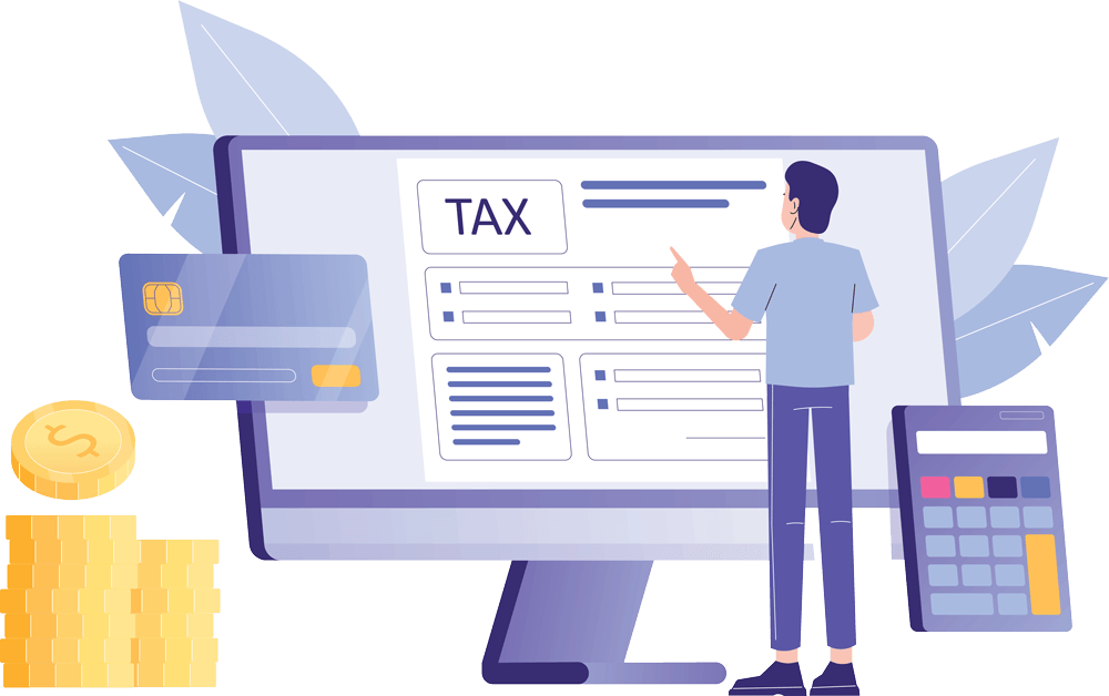 Illustration of a Taxpayer Creating Account